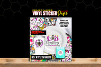 Vinyl Sticker Paper Glossy | Crafting Besties Sasha | Waterproof
