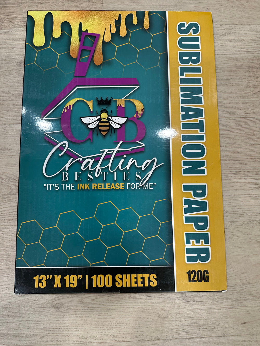 Teal Sublimation Paper 120g| Crafting Besties ®| 13x19