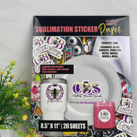 Sublimation Sticker Paper Glossy White | Crafting Besties Sasha ®