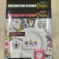 SUBLIMATION STICKER PAPER BUNDLE