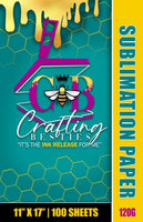 
              Teal Sublimation Paper120g| Crafting Besties ®| 11x17
            